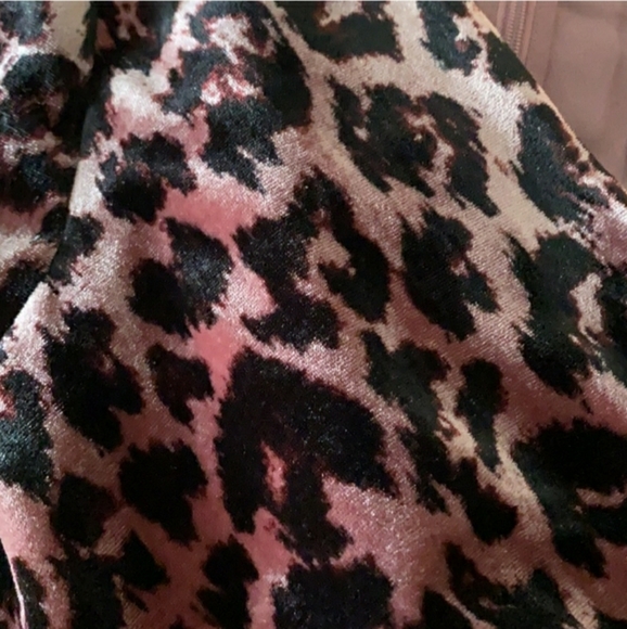 NWOT J.Crew Drapey Velvet Cheatah Dress - Picture 10 of 12